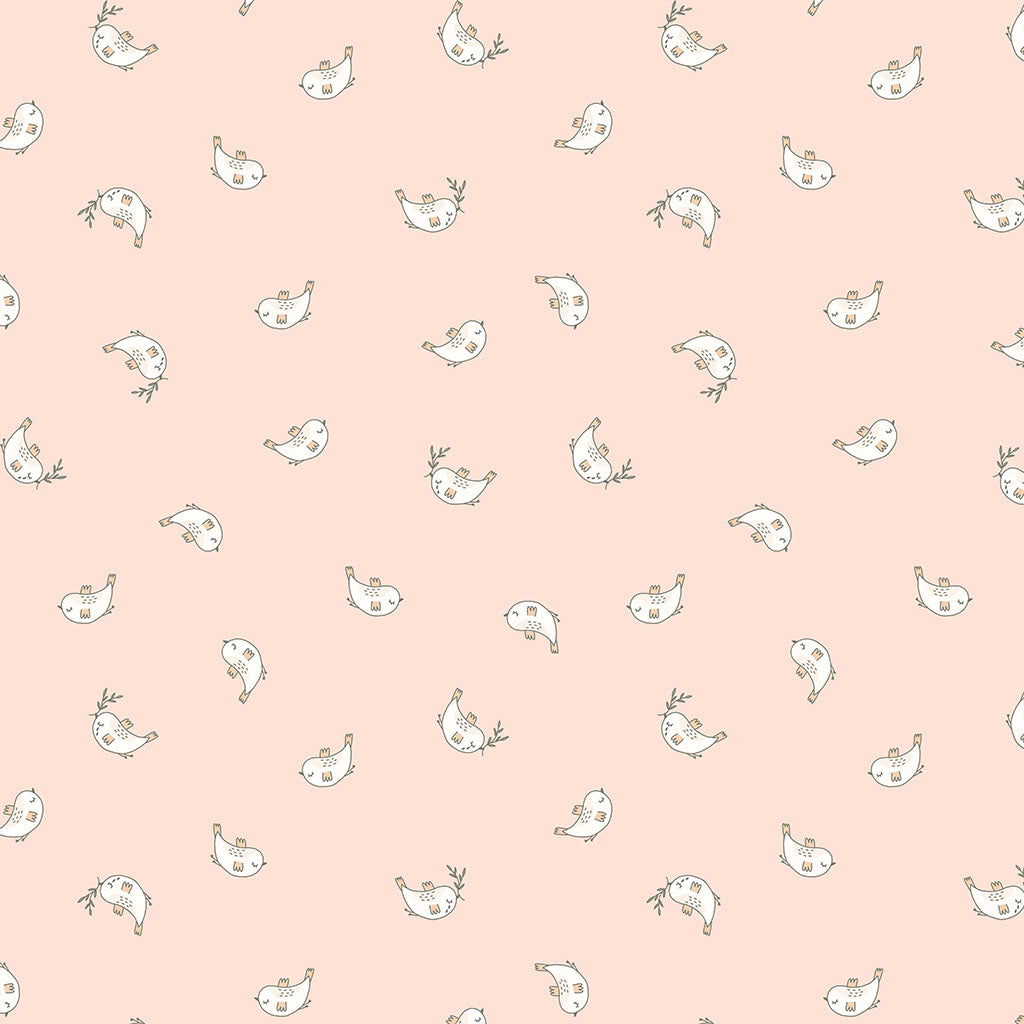 A Fruitful Life by Julia Khimich : Birds Y4813-42 Pink