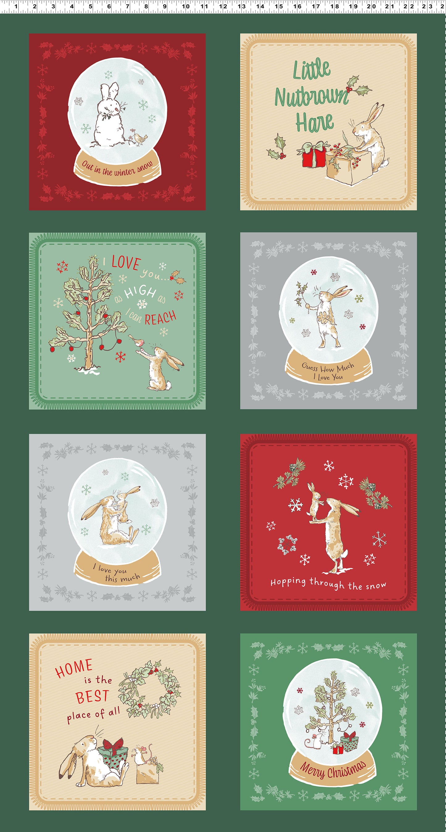 Guess How Much I Love You 2026 by Anita Jeram : Panel Y4817-113 Forest