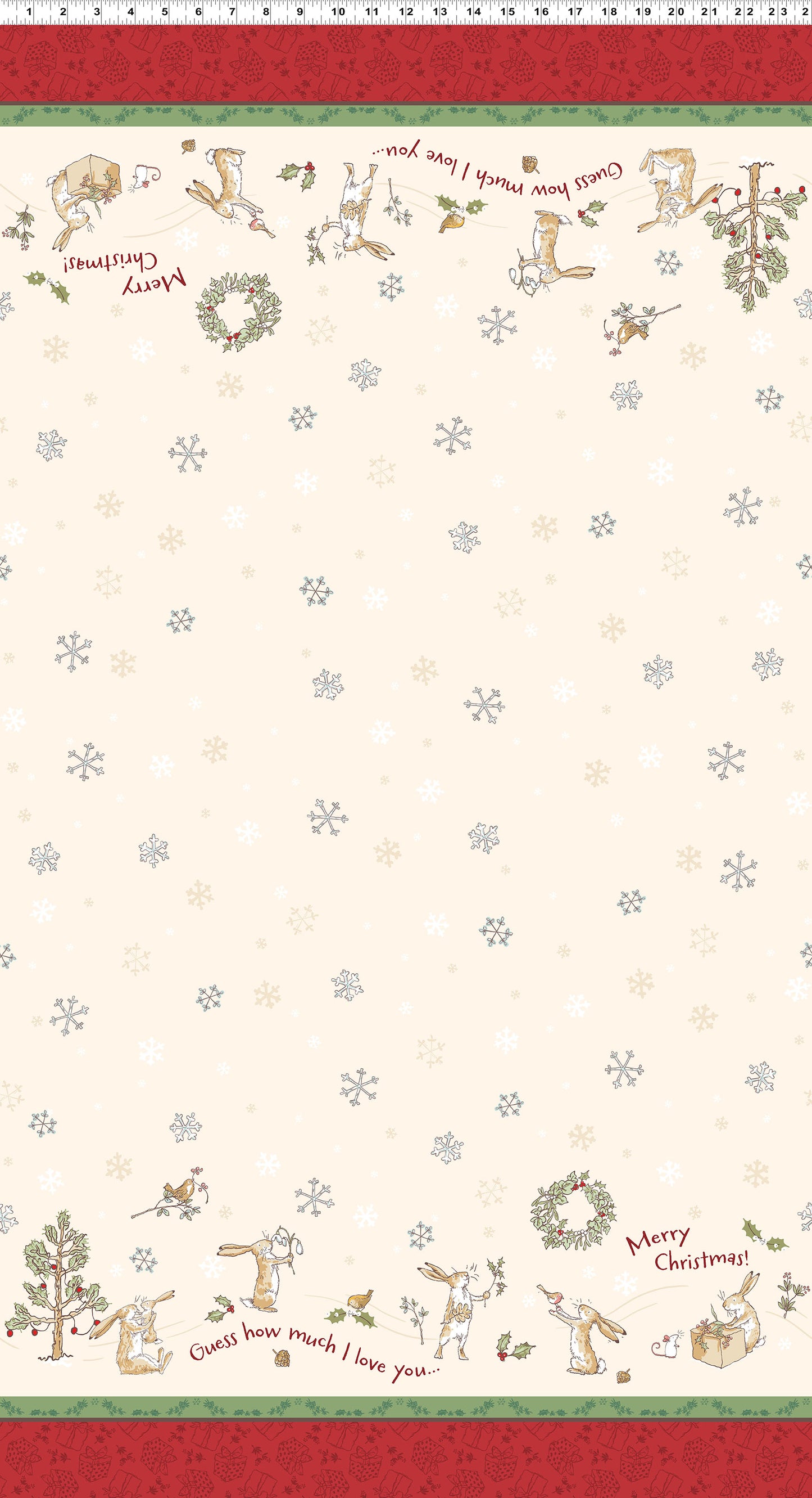 Guess How Much I Love You 2026 by Anita Jeram : Double Border Y4818-57 Cream