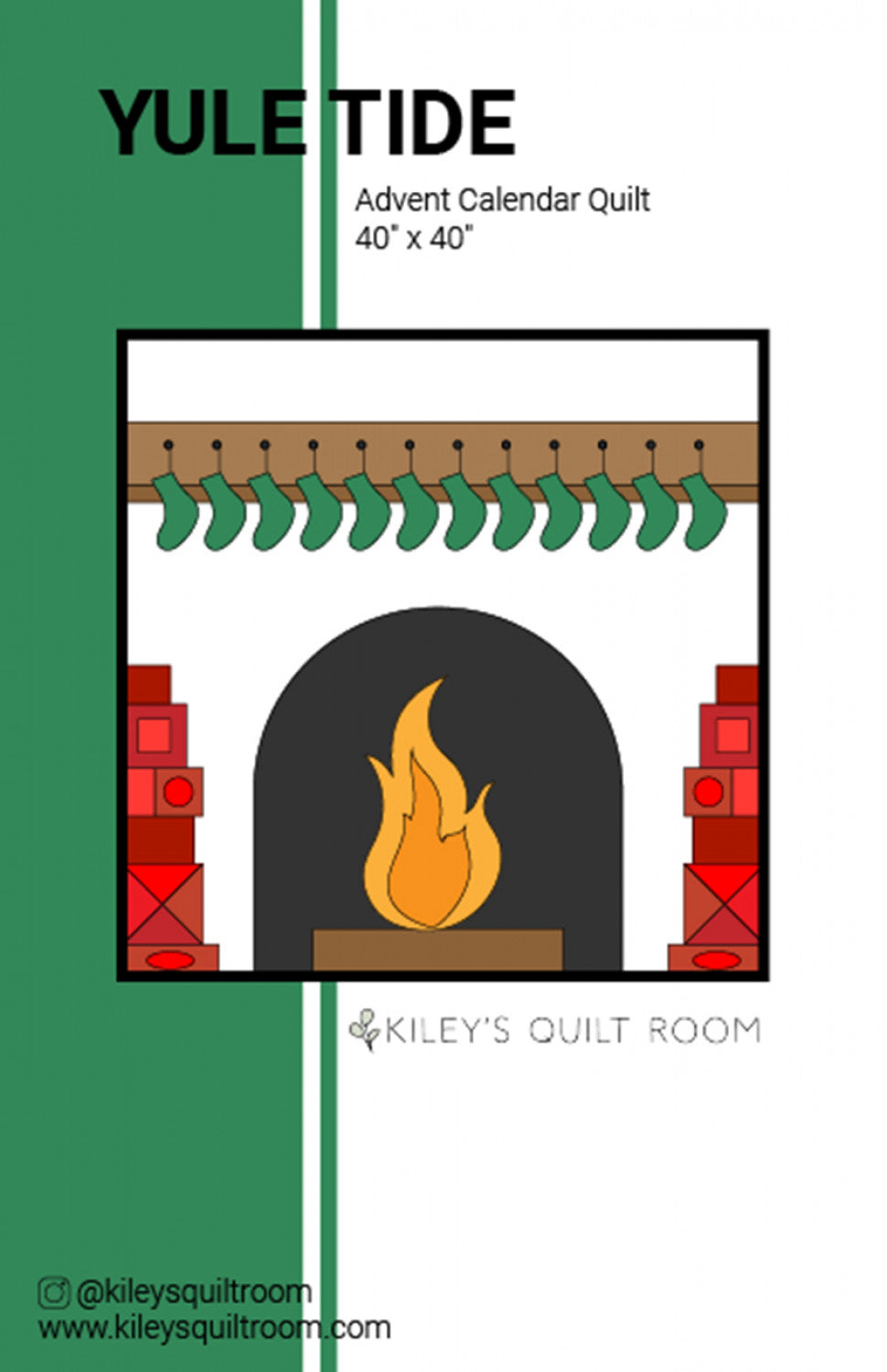 Yule Tide Advent Quilt Pattern by Kiley's Quilt Room