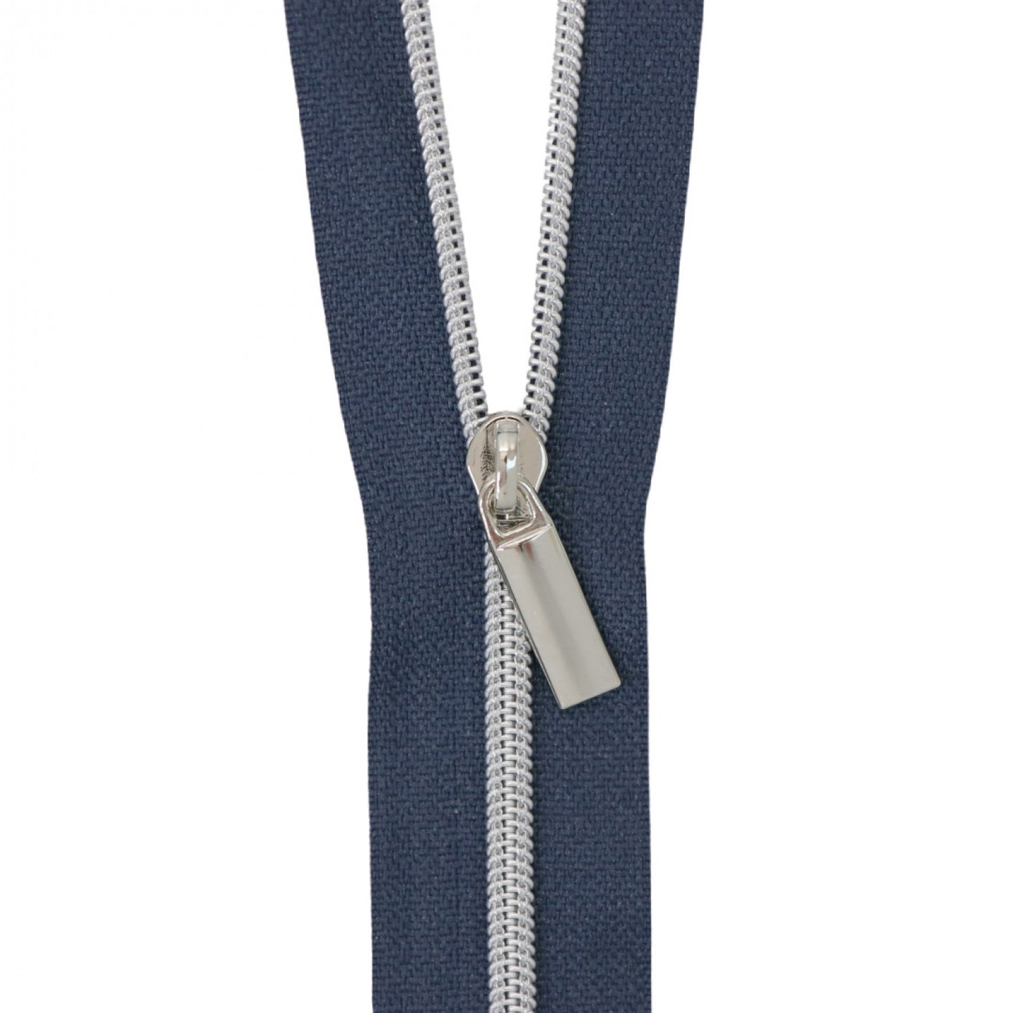 Nylon Coil Zippers: 3 Yards with 9 Pulls Navy #3 - Special Order - Multiple Colors