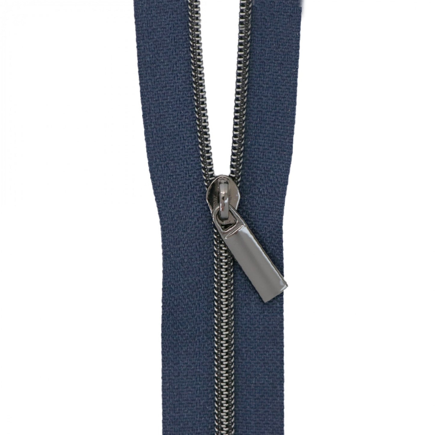 Nylon Coil Zippers: 3 Yards with 9 Pulls Navy #3 - Special Order - Multiple Colors