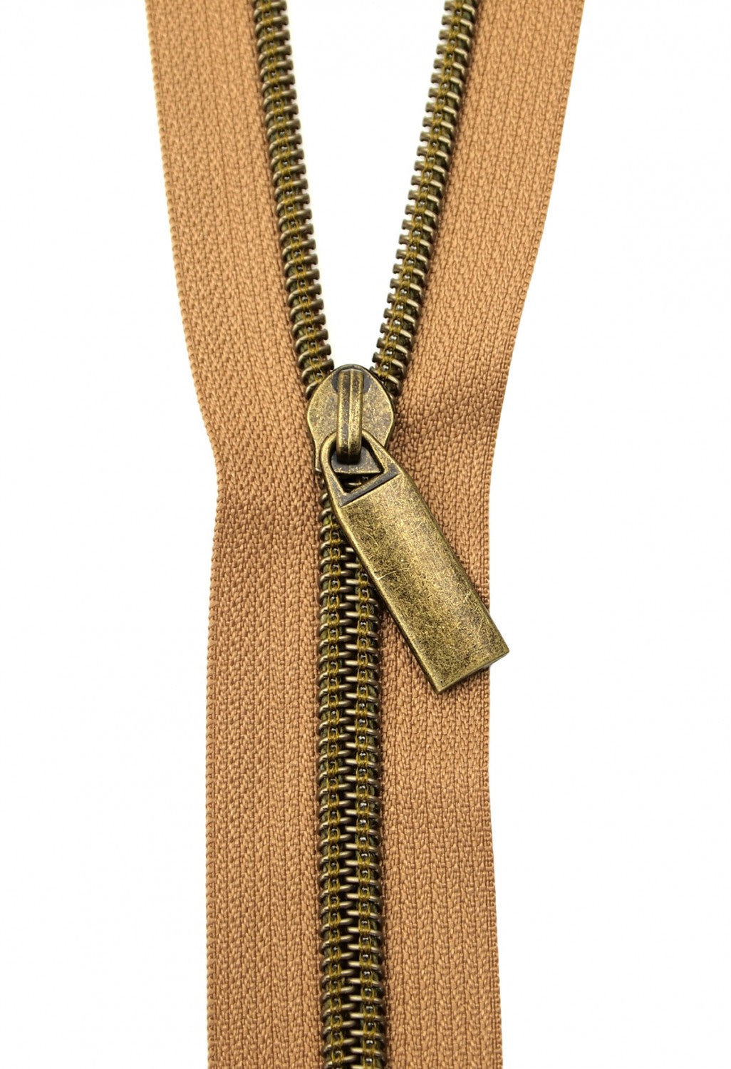 Nylon Coil Zippers: 3 Yards with 9 Pulls Natural #3 - Special Order - Multiple Colors