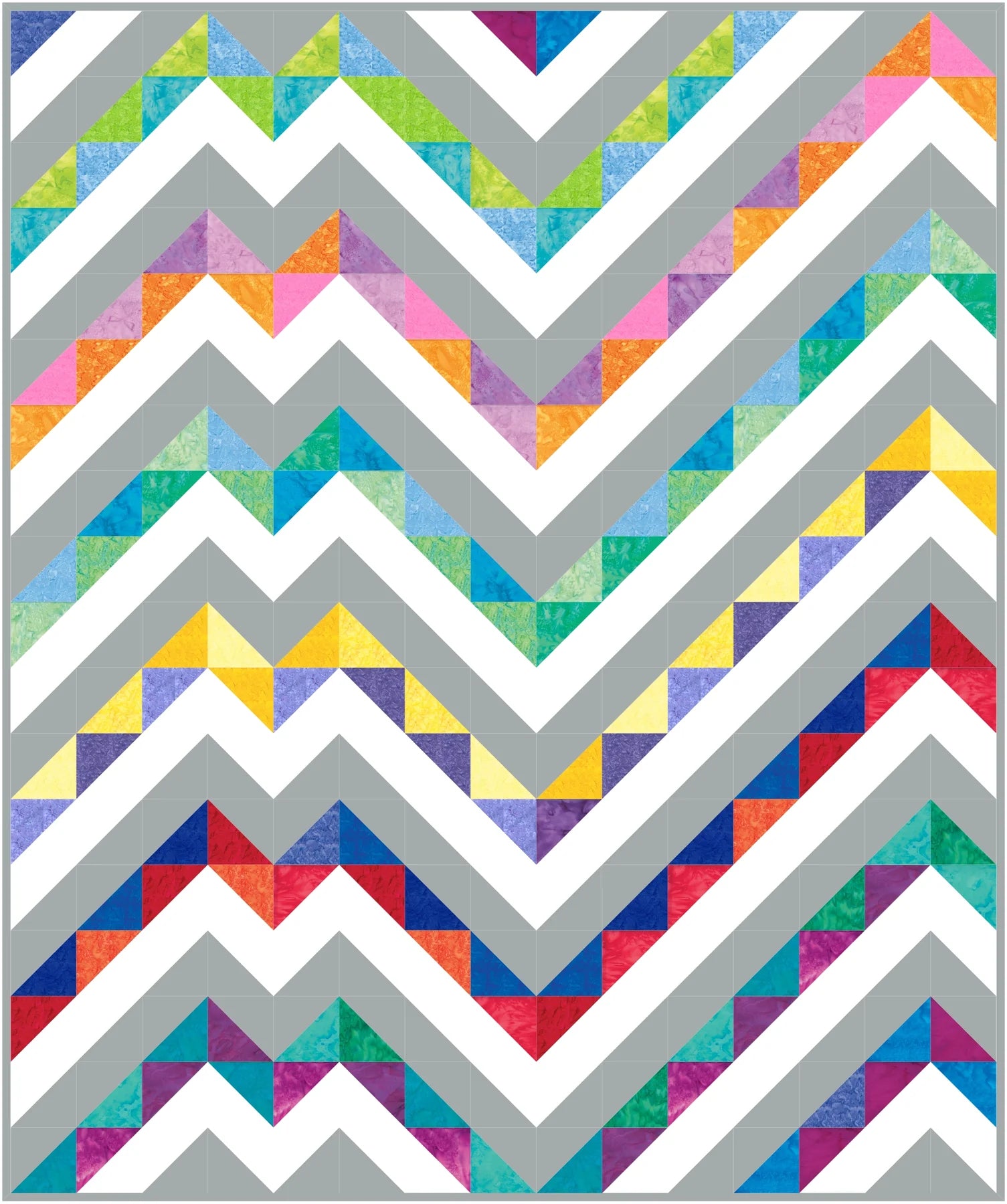 Zig Snap Quilt Pattern