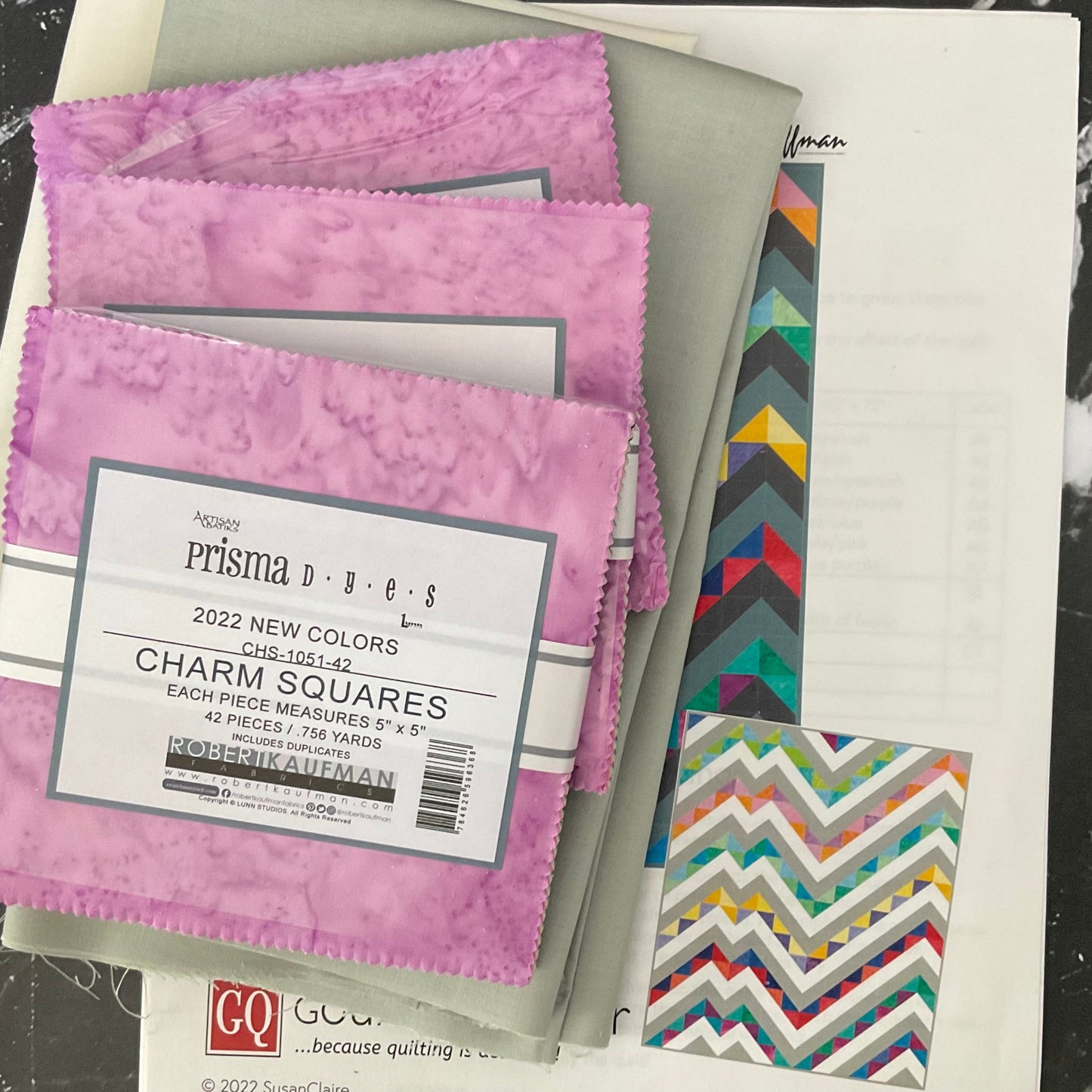 Zig Snap featuring Prisma Elements & Pure Solids Quilt Kit - 2 Color Ways