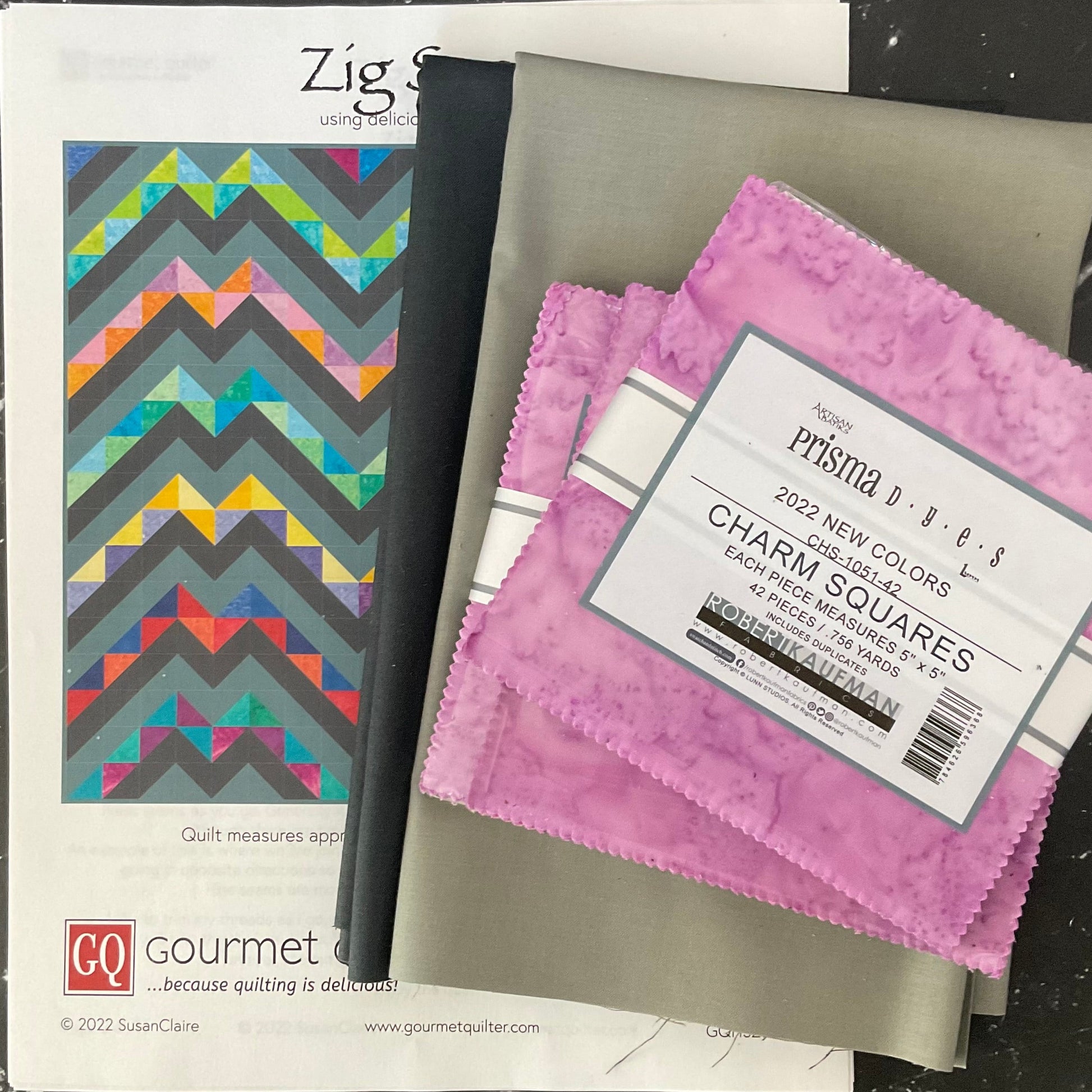 Zig Snap featuring Prisma Elements & Pure Solids Quilt Kit - 2 Color Ways