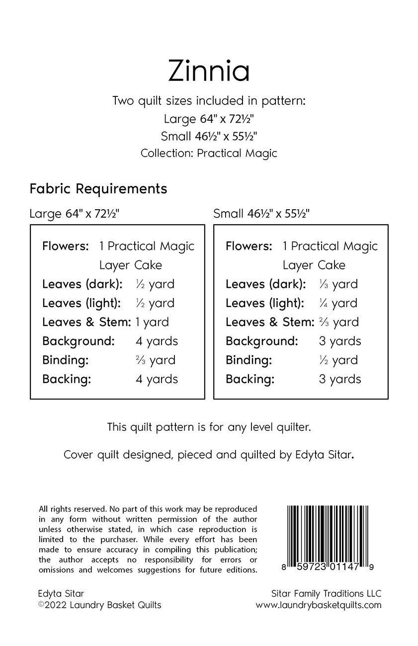 Zinnia # LBQ-1147-P - Special Order