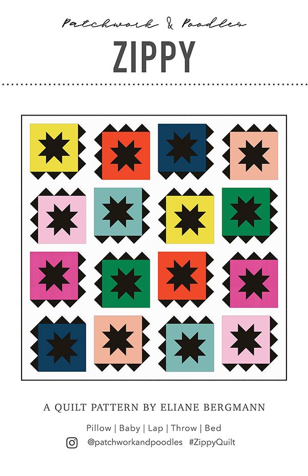 Zippy Quilt Pattern by Patchwork and Poodles