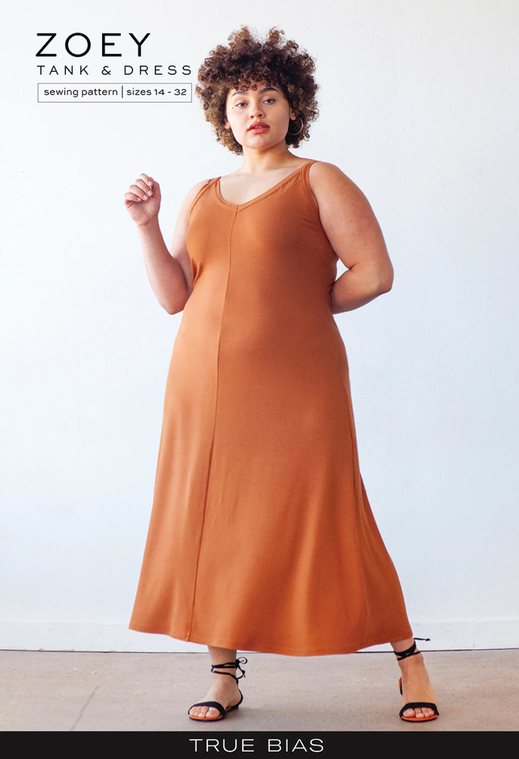 Zoey Tanktop & Dress Pattern by TrueBias Patterns : Size 14-32 - Special Order