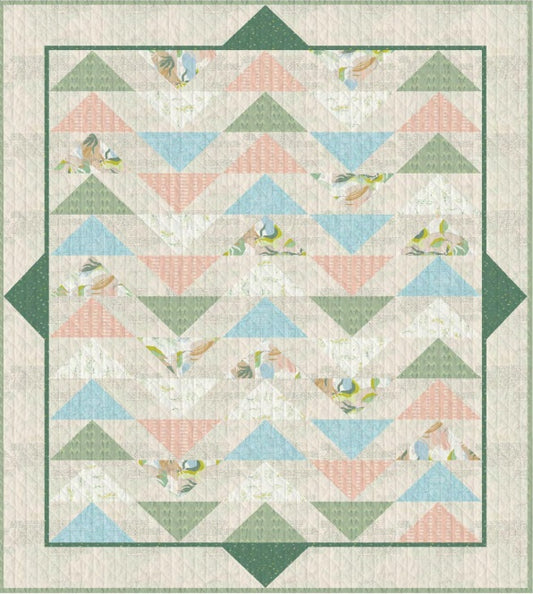 Botanica by AGF Studio ~  Angular Motion Quilt Kit (Estimated Arrival July 2025)