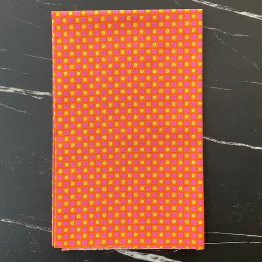 animal animal by Ruby Star Collaborative : Flower Check Orange RS5169 13