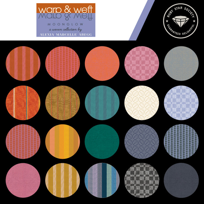 Warp & Weft Moonglow by Alexia Abegg : Charm Pack