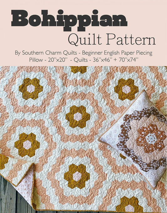 Bohippian Quilt Pattern # SCQ-121 -Special Order