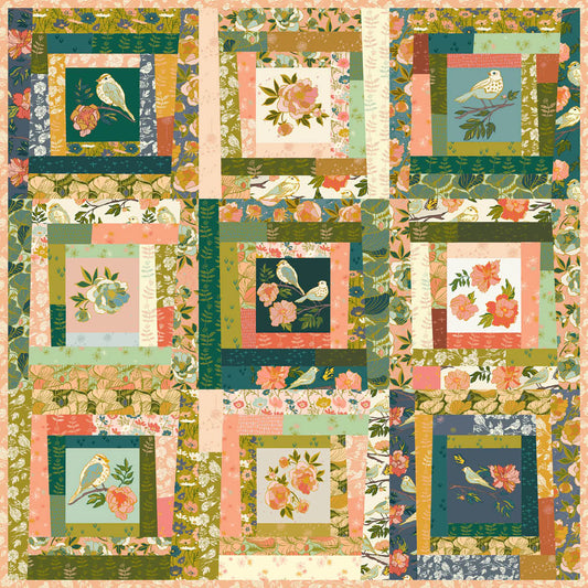 Lush Life by Jennifer Moore : Free PDF Cabin Life Quilt Pattern