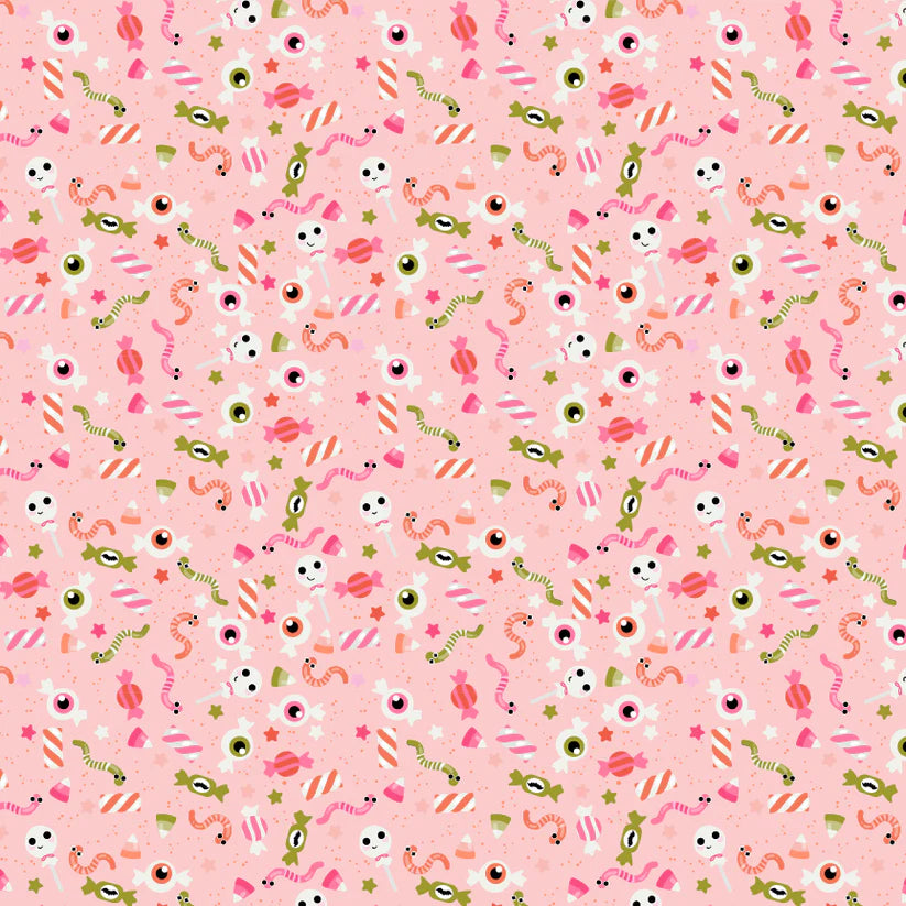 Not Scary by Poppie Cotton : Gooey Sweets Pink