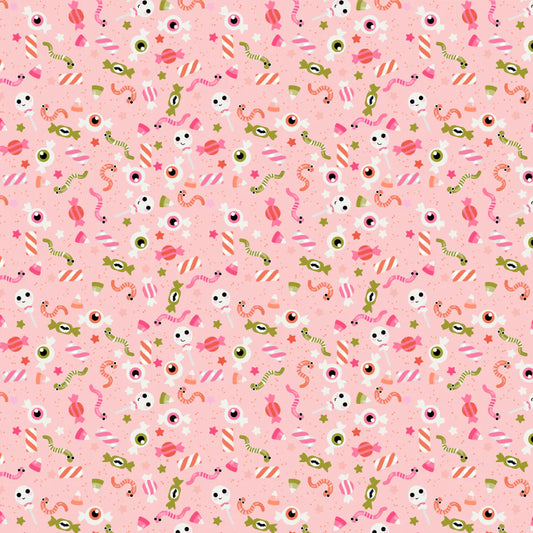 Not Scary by Poppie Cotton : Gooey Sweets Pink