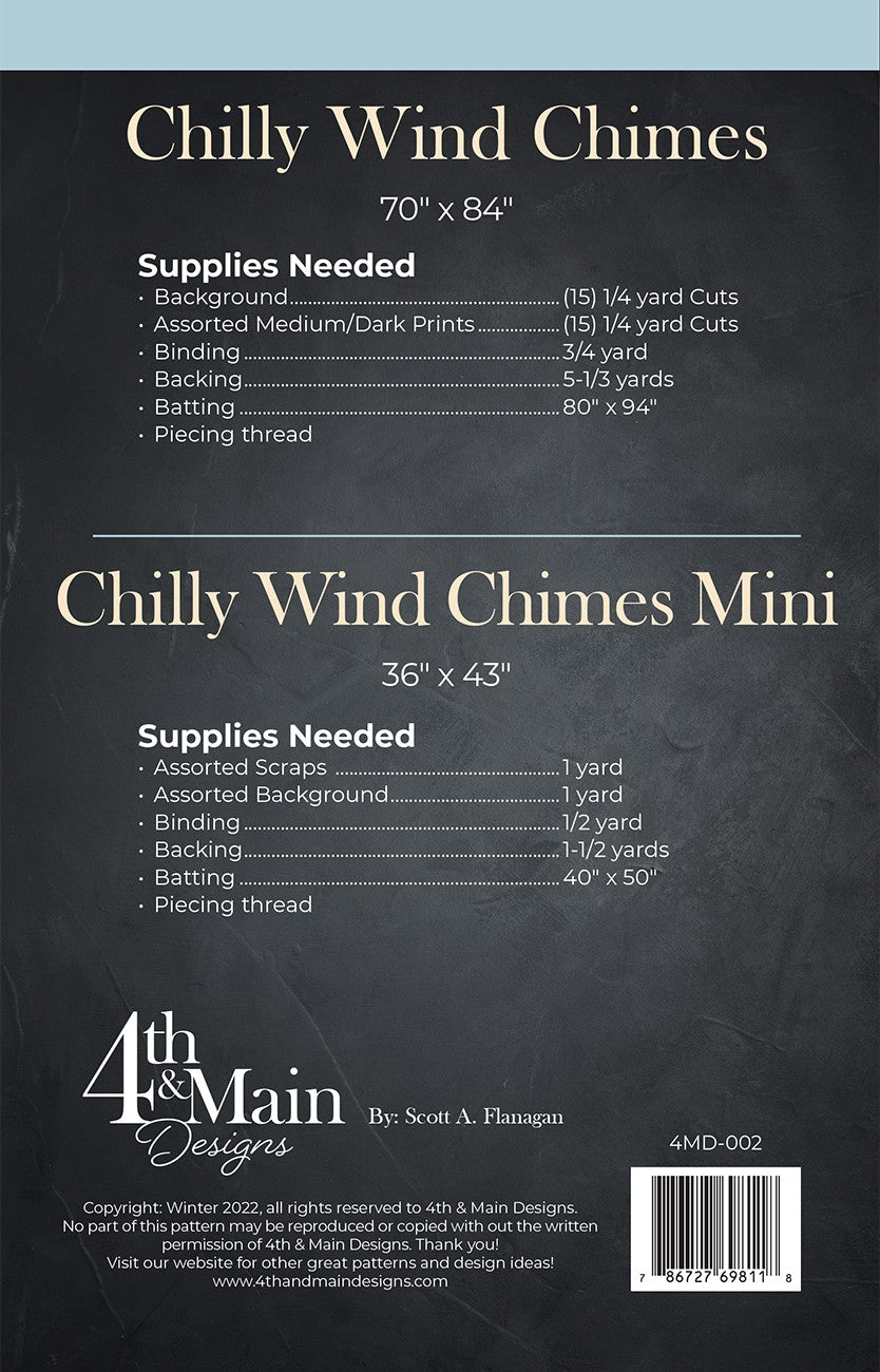 Chilly Wind Chimes # 4MD-002 - Special Order