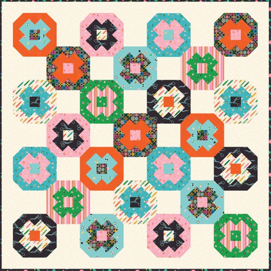 Churn Dot Quilt Pattern by Patch + Dot