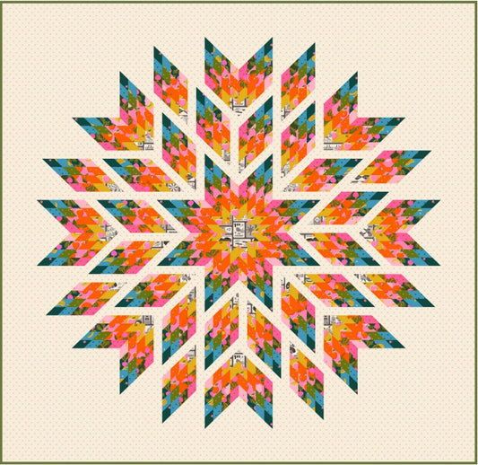 Sparkle Shopper by Melody Miller : Cosmic Feathers Quilt Kit