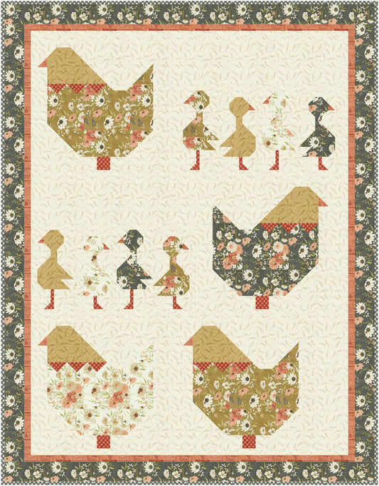 Farmstead by Stacy Iest Hsu - Hen Hen Goose Quilt Kit (Estimated Arrival Nov. 2024)