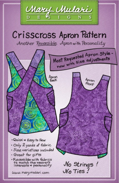 Crisscross Apron Pattern by Mary's Productions