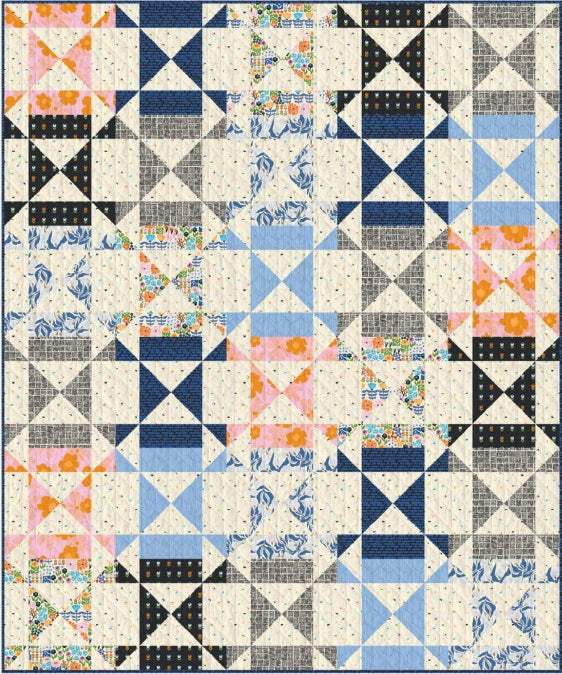 Modernista by AGF Studio ~ Faceted Quilt Kit (Estimated Arrival July 2025)