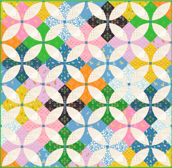 Float by Rashida Coleman-Hale : Flowering Patchwork Quilt Kit