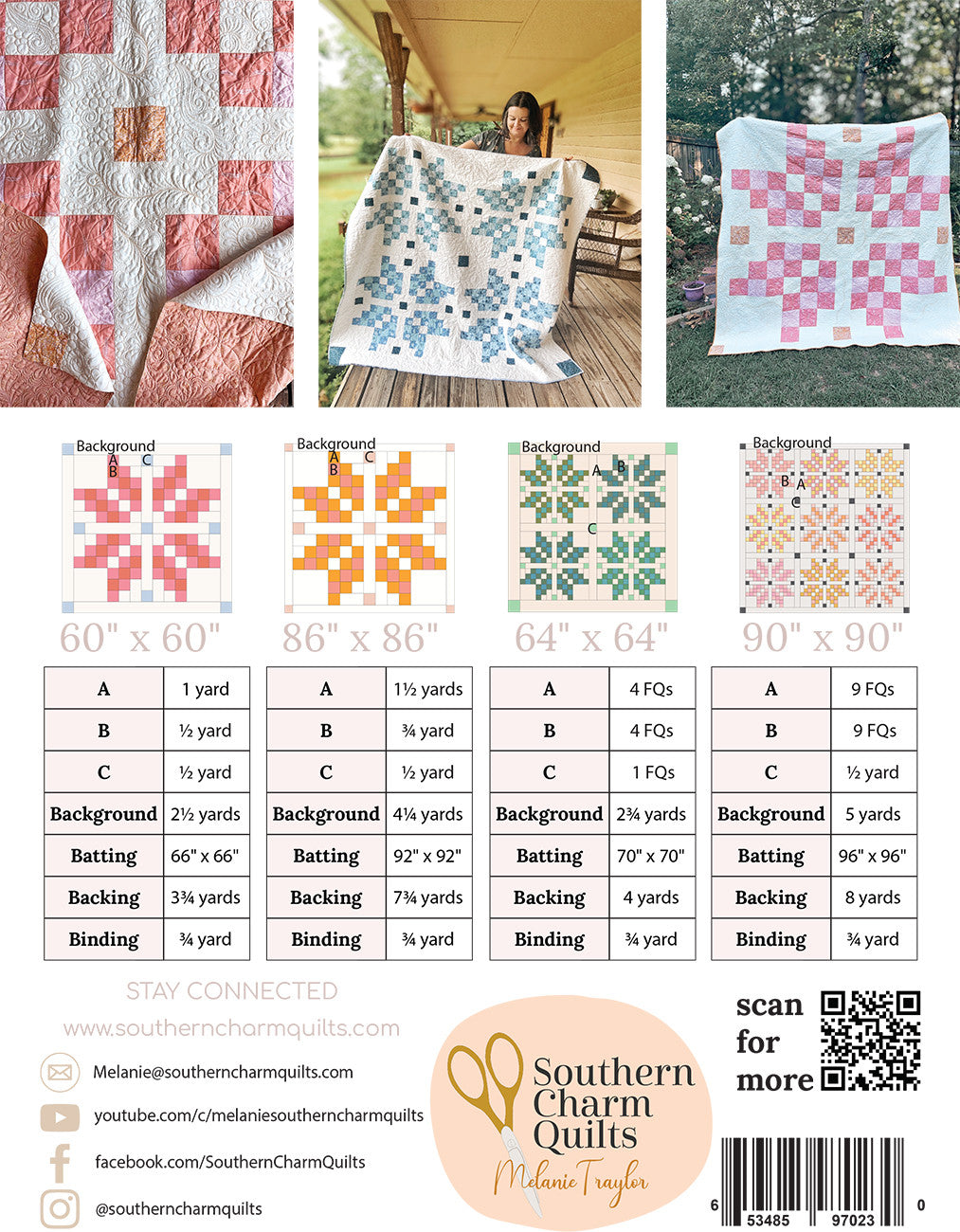 Honeypie Quilt Pattern # SCQ-129 - Special Order