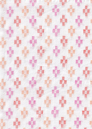 intervals Wovens by Ghazal Razavi : Floral Orange W91103-56 (Estimated Arrival February 2026)