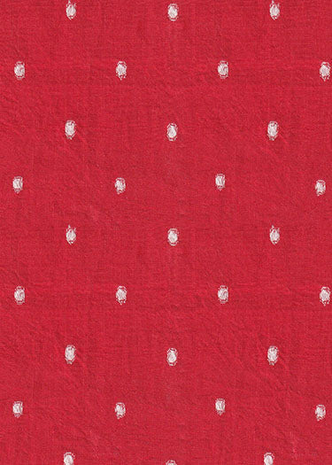 intervals Wovens by Ghazal Razavi : Large Dots Red W91099-26 (Estimated Arrival February 2026)