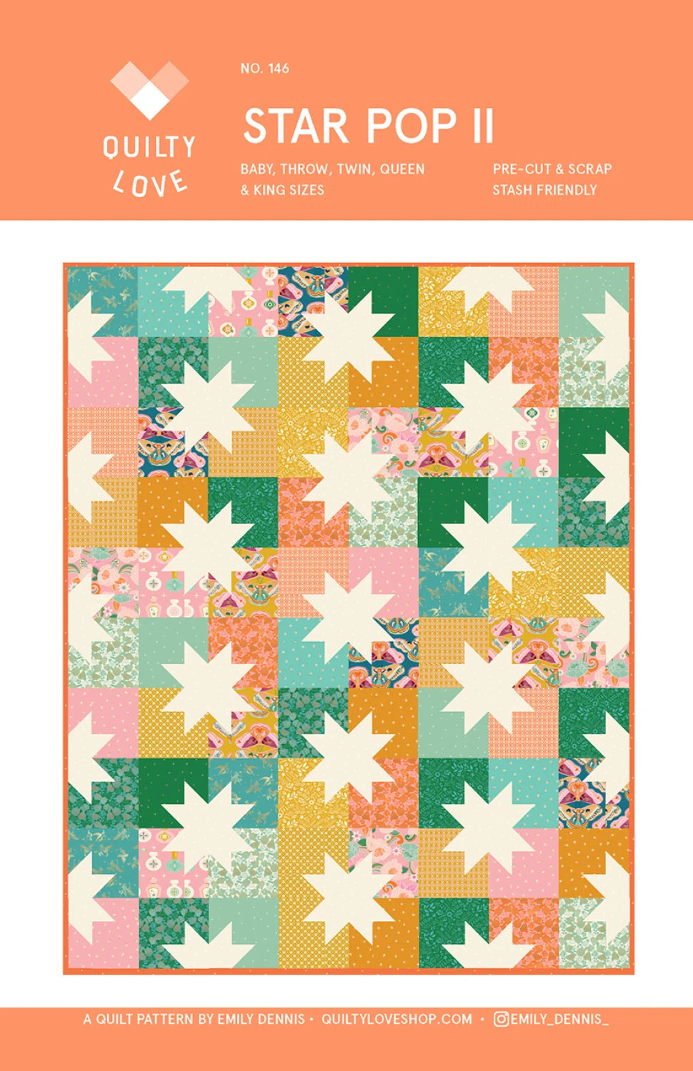 intervals Wovens by Ghazal Razavi : Star Pop II Quilt Kit (Estimated Arrival February 2026)