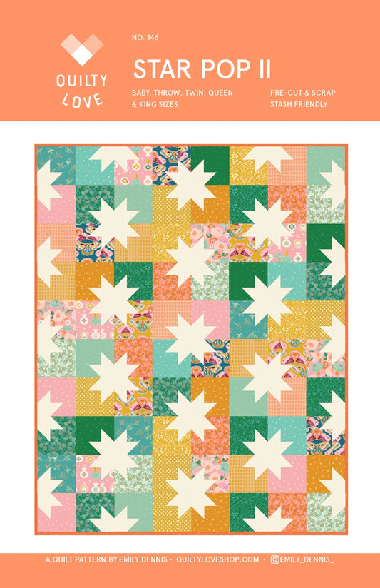 intervals Wovens by Ghazal Razavi : Star Pop II Quilt Kit (Estimated Arrival February 2026)