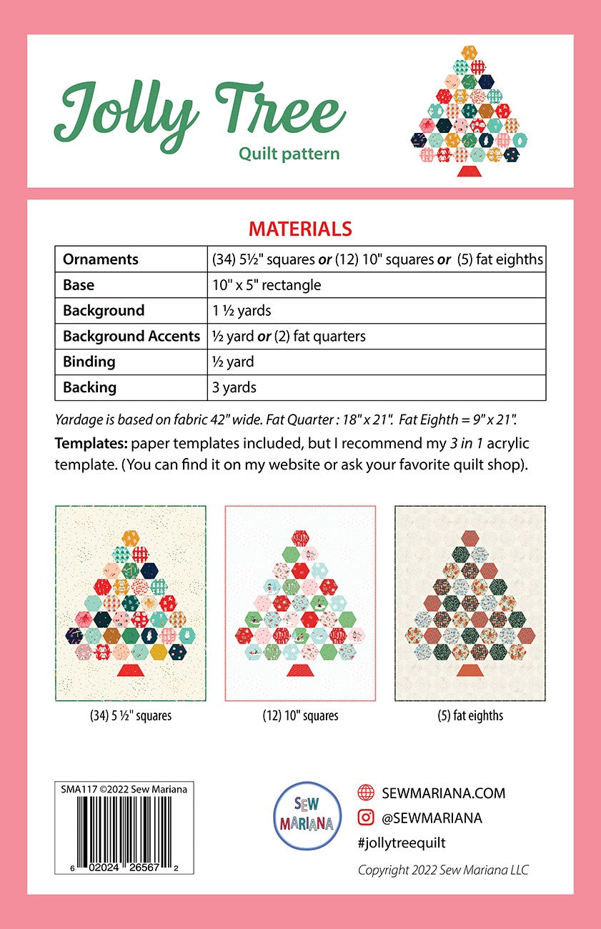 Jolly Tree Quilt Pattern # SMA-117 - Special Order