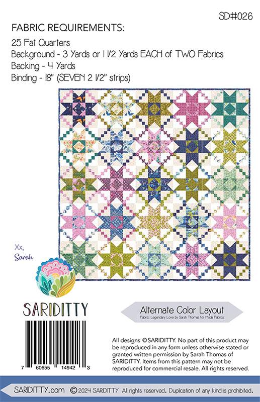 Juliet Quilt Pattern by Saraditty