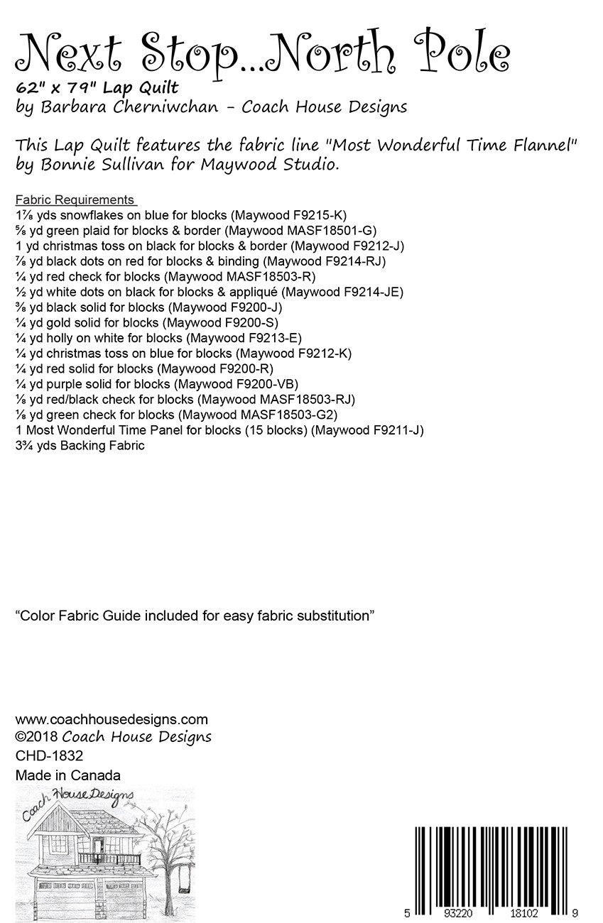 Next Stop North Pole # CHD-1832 - Special Order