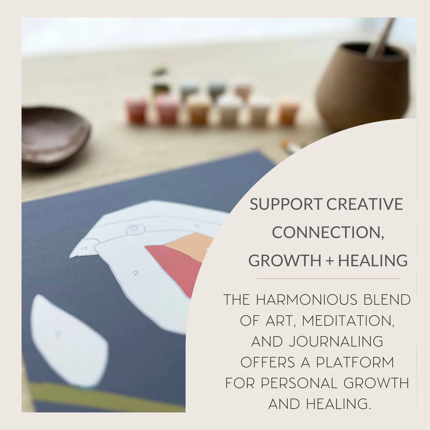 Blossom  Meditative Art Paint By Number Kit