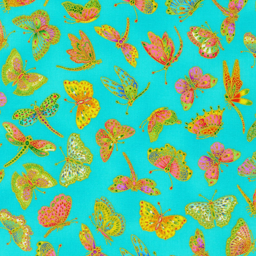 Parvaneh's Butterflies by Parvaneh Holloway- Fat Quarter Bundle