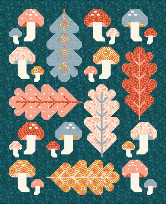 Forest Fungi Quilt Kit : Winterglow by Ruby Star Society