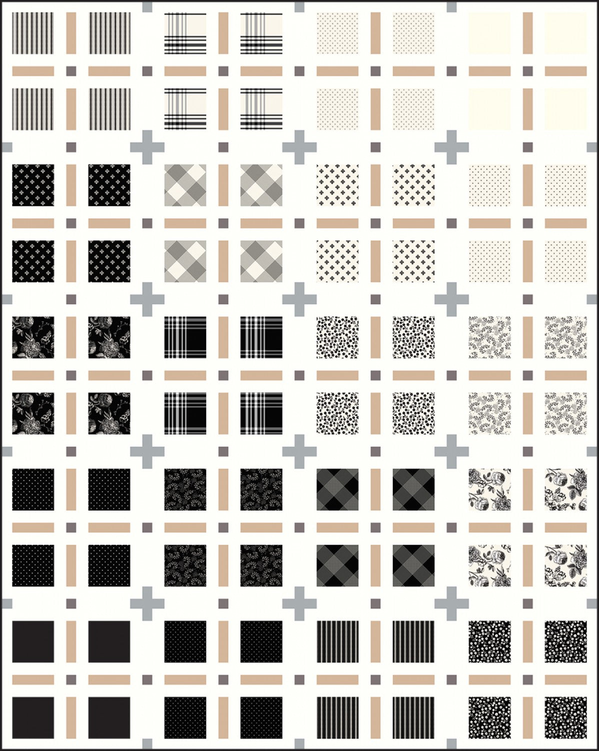 Plaid Plus Quilt Pattern # PQP-PLAIDPLUS - Special Order