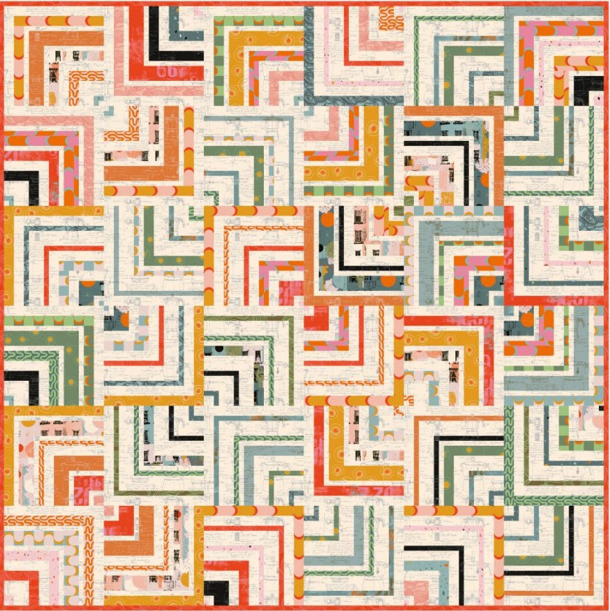 Dolce Roma by Zen Chic : Roma Labyrinth Quilt Kit