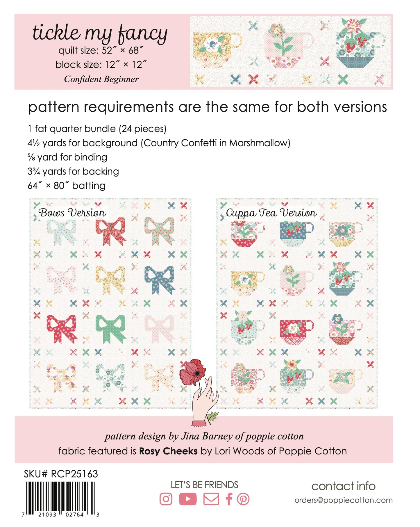 Rosy Cheeks Fat Quarter Bundle (Expected Arrival August 2025)