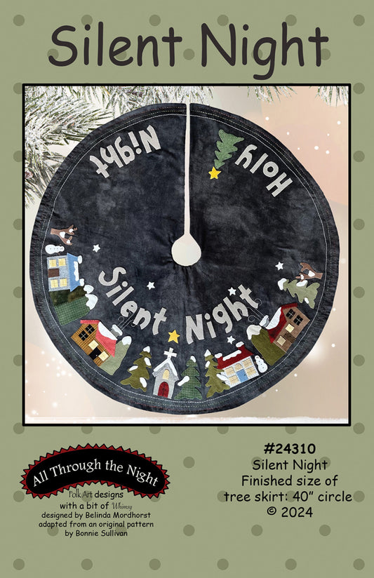 Silent Night Tree Skirt # ATN24310 - Special Order