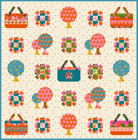 Sparkle Shopper by Melody Miller : Sparkle Picnic Quilt Kit