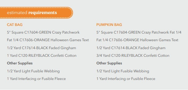 Scary Scraps by J. Wecker-Frisch : Trick or Treat Bag Kit