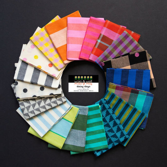 Warp & Weft Daisy Days by Alexia Marcelle Abegg : Fabric Bundles