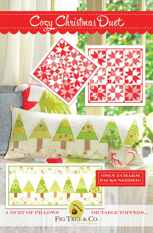 Cozy Christmas Duet Pillow Pattern by Fig Tree & Co