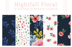 Nightfall Floral by Bethany Sandoval : Skinnies
