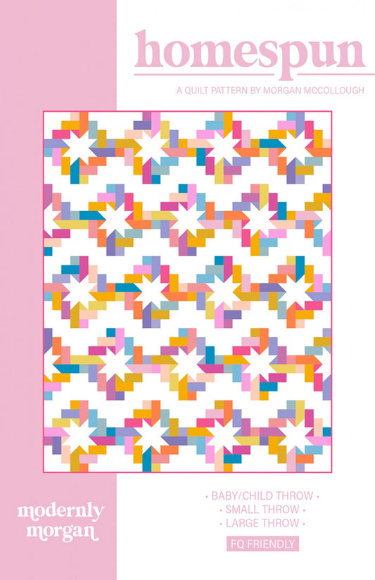 Homespun Quilt Pattern by  Modernly Morgan