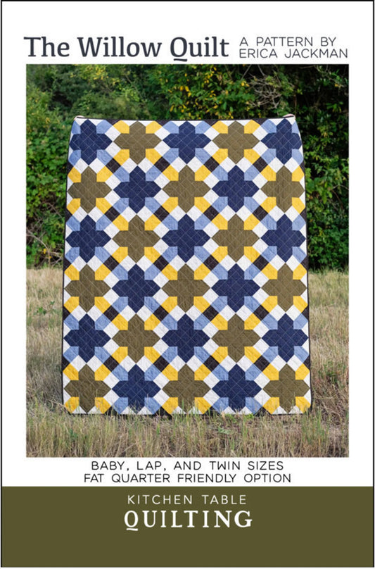 The Willow Quilt Pattern by Kitchen Table Quilting