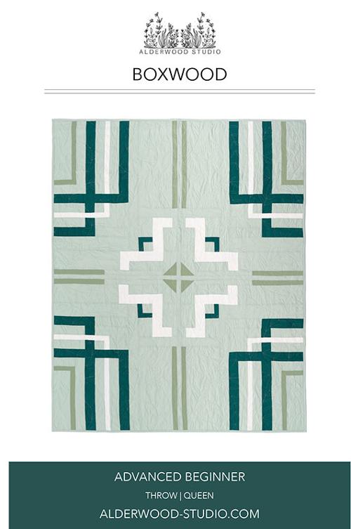 Boxwood Quilt Pattern by Alderwood Studio